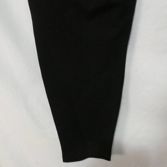 TORRID | size 2 | Sleek Black High Waisted Leggings | Faux Leather Front Panel - Picture 15 of 16